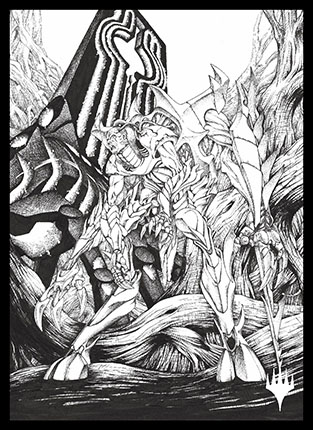 プレイヤーズカードスリーブ『ファイレクシア：完全なる統一』《免れ得