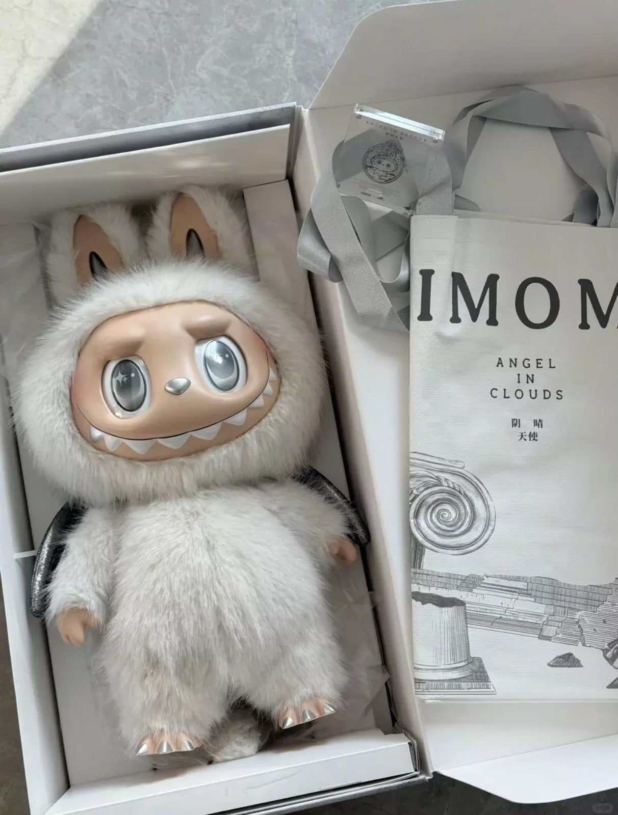 Zimomo Angel in the Clouds (Big) Vinyl Plush Toy – BUBBLE POPS