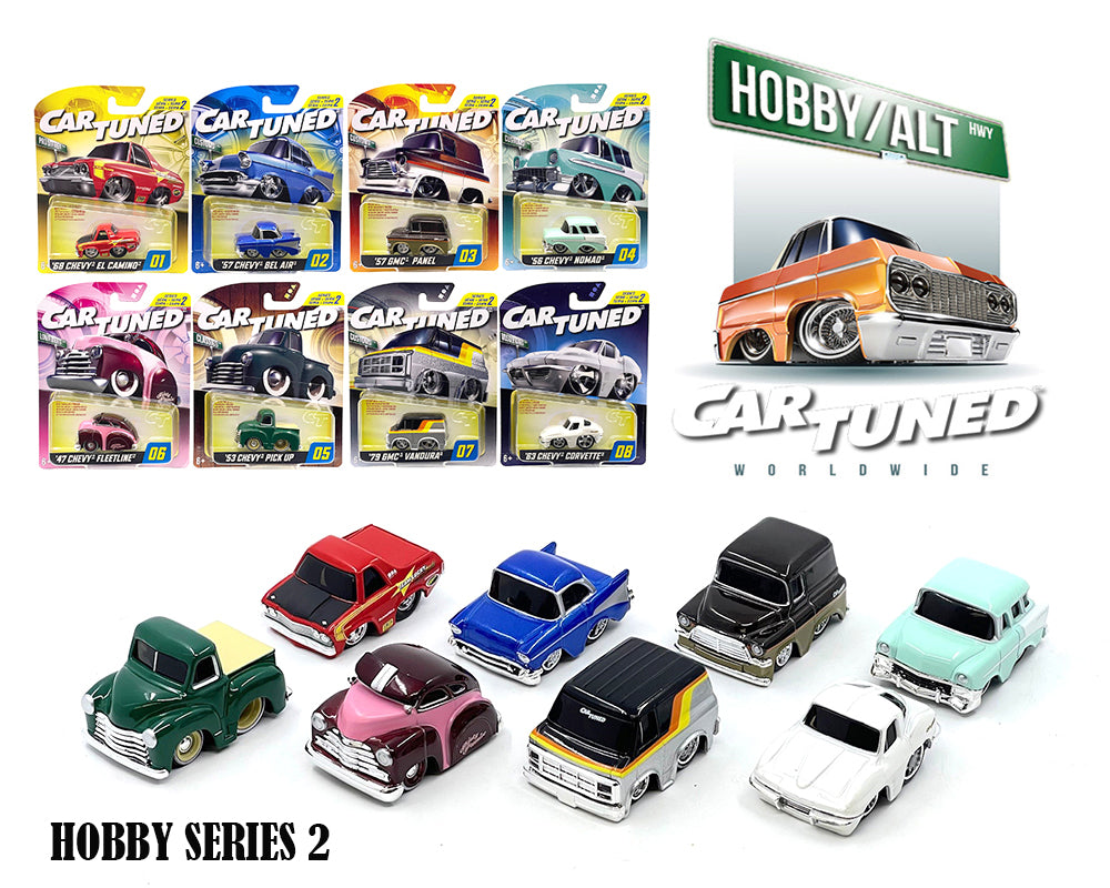 Car Tuned 1:64 Series 2 - Hobby Assortment 2024 Set Of 8