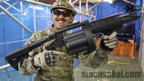 ICS MGL140L 6連グレネードランチャーをマック堺がレビュー【動画あり