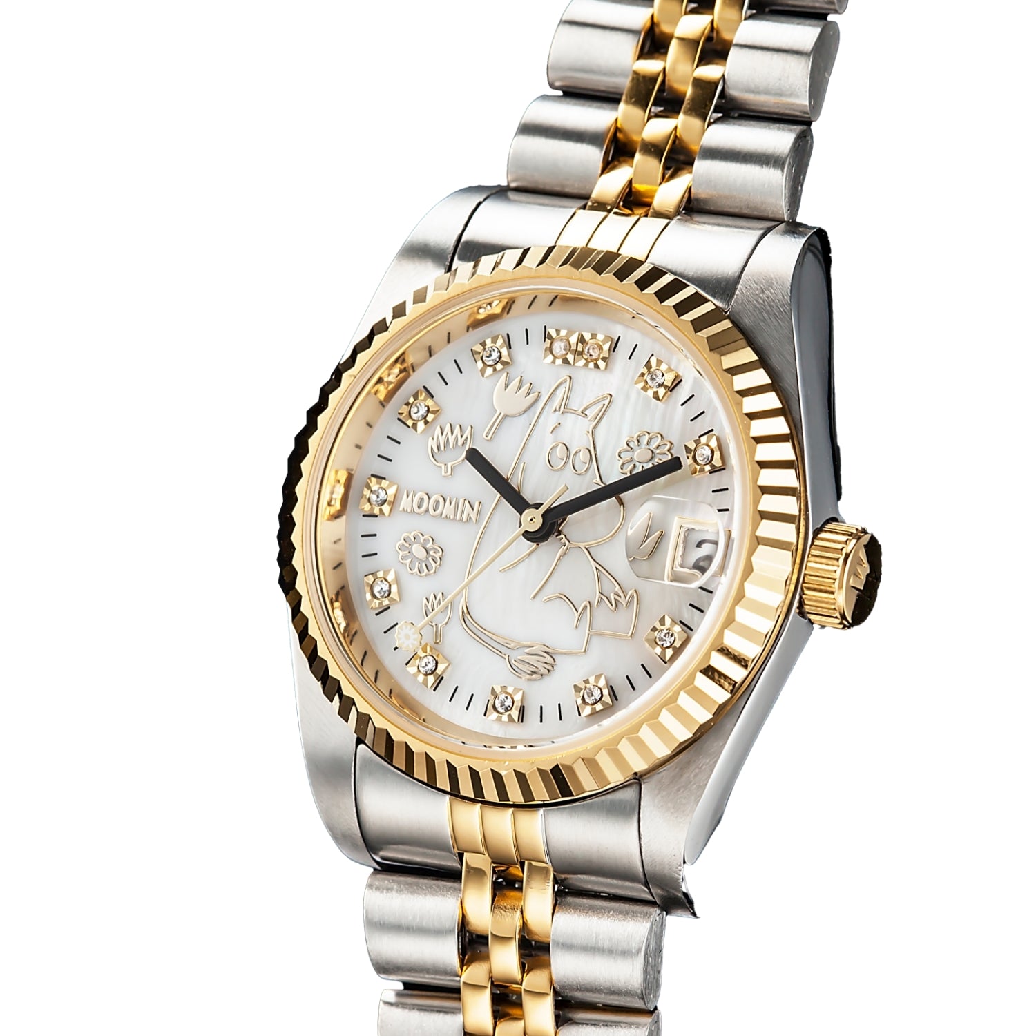 ムーミンキャラクターズ腕時計 70周年記念ダイヤ＆スワロフスキー