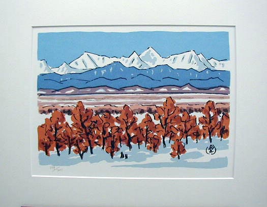 坂本直行シルクスクリーン