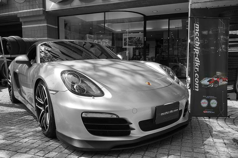 Porsche 981 Boxster S stage1コンピューターチューニング施工 333馬力