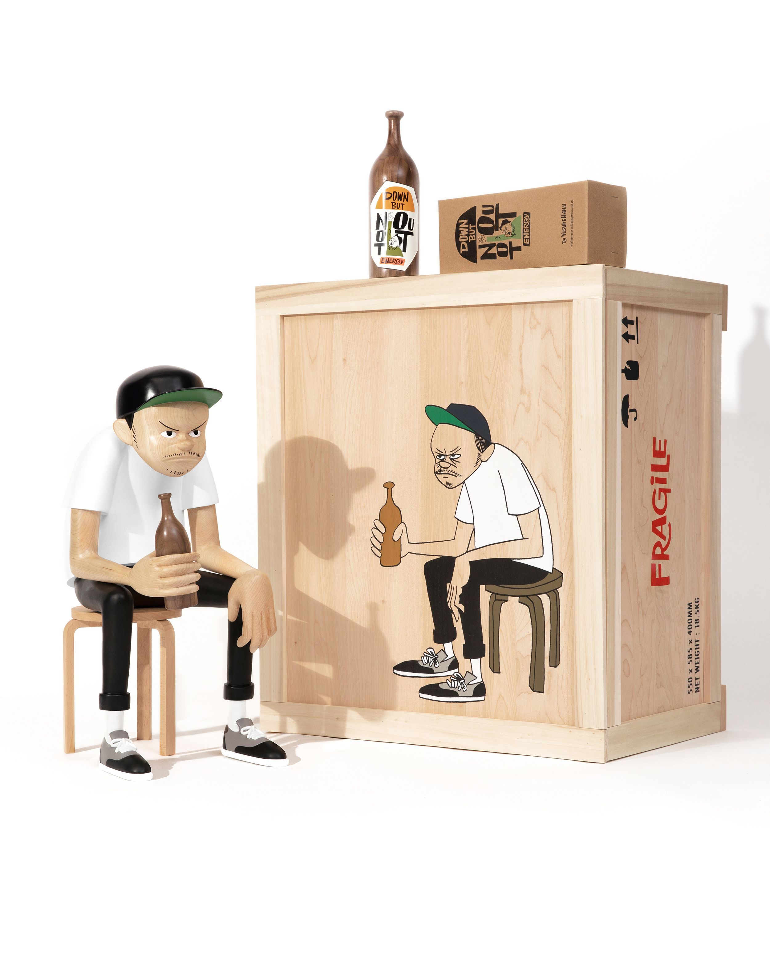 オールライツリザーブド×花井祐介のウッドスカルプチャーが限定