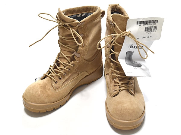 米軍実物 官給品 BATES コンバットブーツ ゴアテックス タン 7.5W 25.5