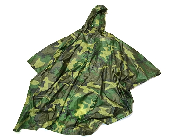 米軍実物 ポンチョ ウッドランド 雨具 | ミリタリー琉球