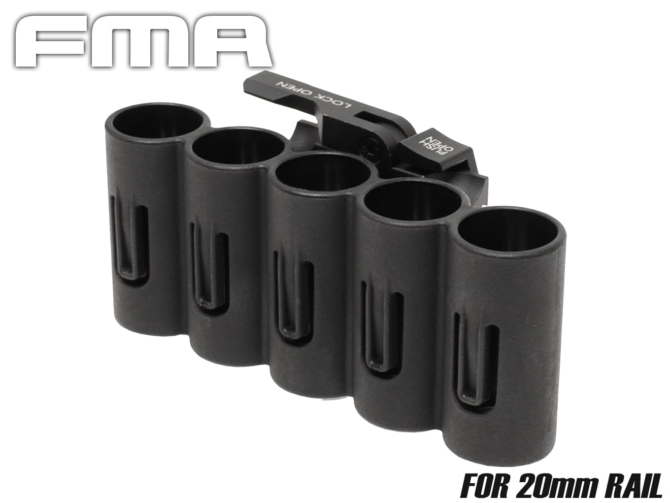 FMA SH-5タイプ QDショットシェルホルダー for 20mmレール/12ゲージ