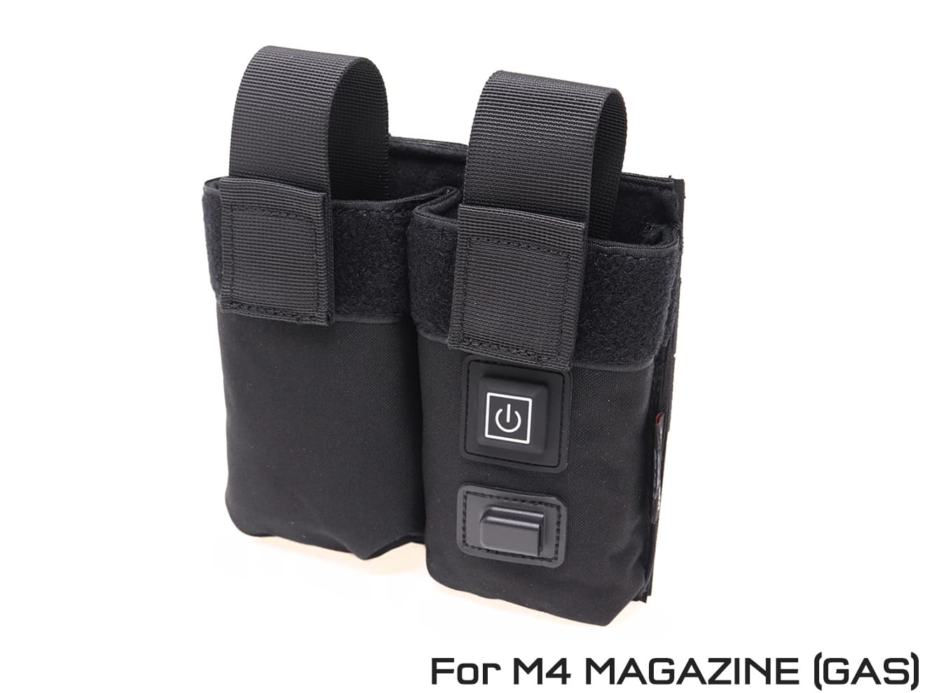 EAGLE FORCE マガジンウォーマーポーチ M4系マグ×2本 BK | ミリタリー