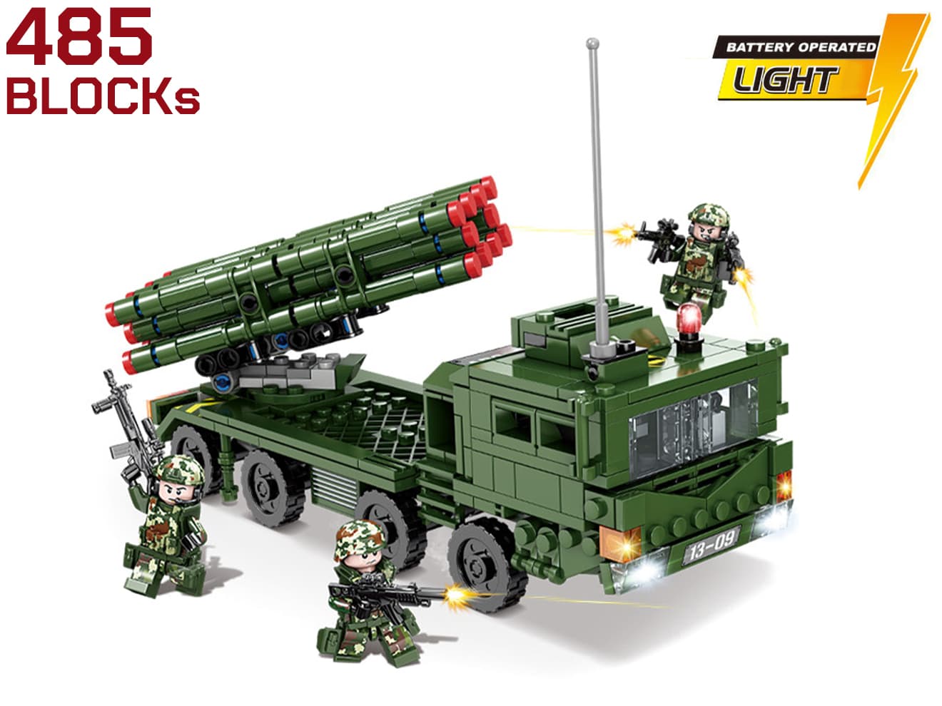 AFM 中国軍 AR-3（PHL-16) 自走式多弾ロケットランチャー 485Blocks