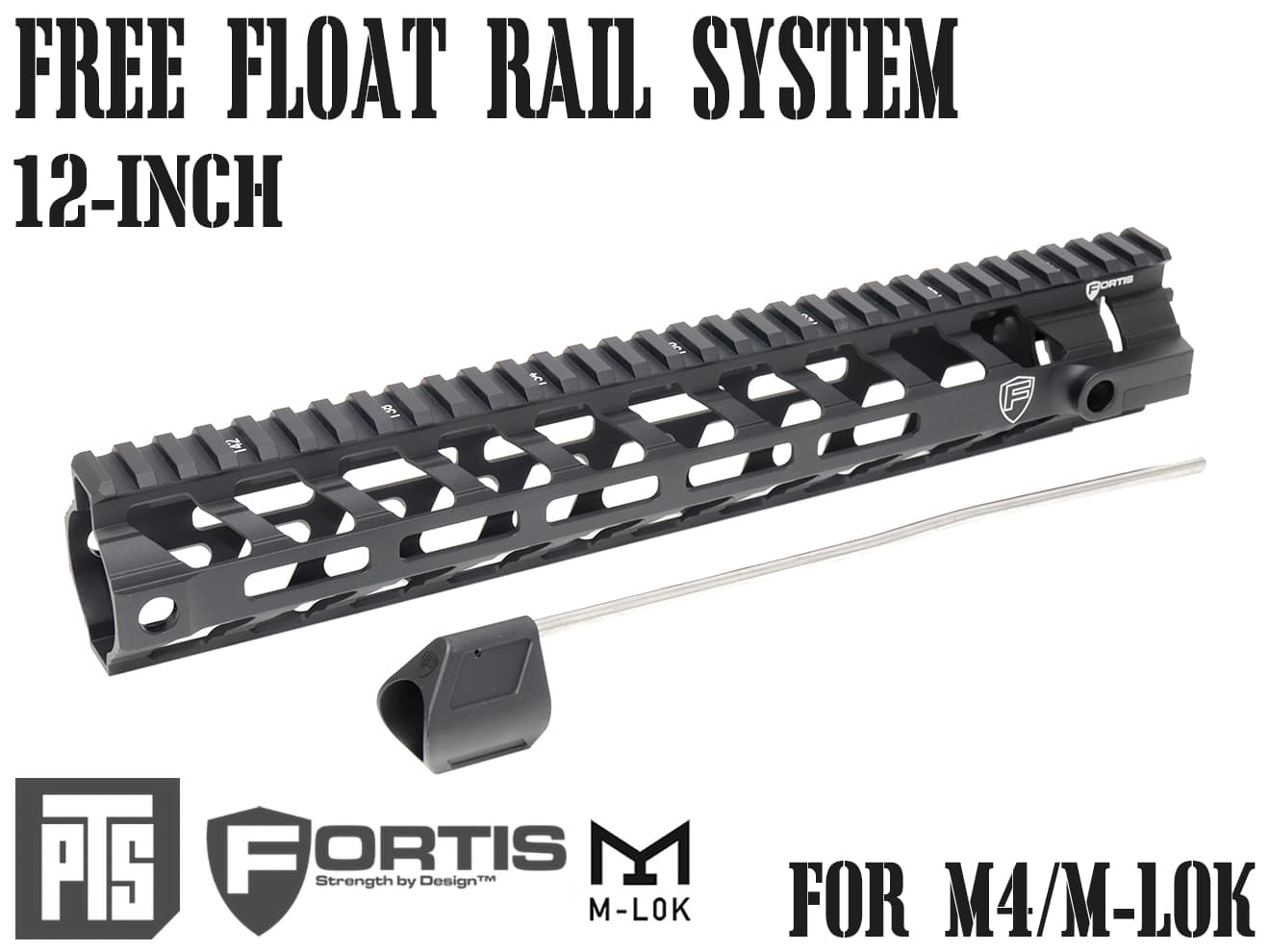正規品】PTS FORTIS REV2 M-LOK フリーフロートレールシステム M4