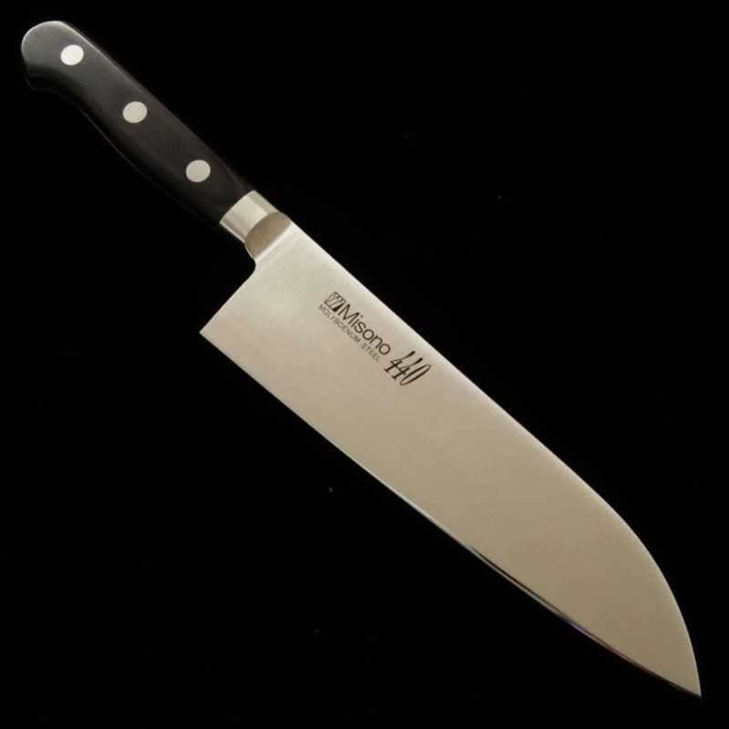 ミソノMISONO 三徳 440 黒積層合板 (180mm) – 三浦刃物店 Miura Knives