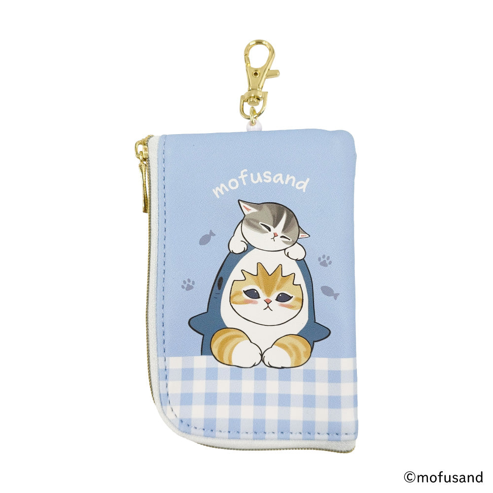 mofusand キー＆パスケース サメにゃんたちの仲良しDays | mofusand