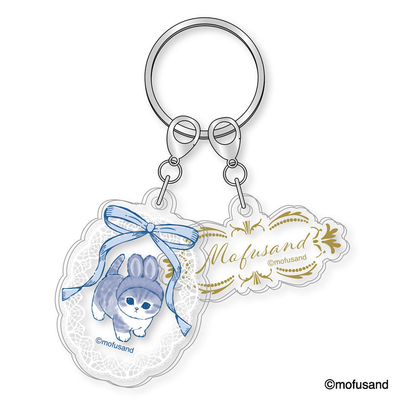 mofusand もふもふストア 2連アクリルキーホルダー(リボン) | mofusand