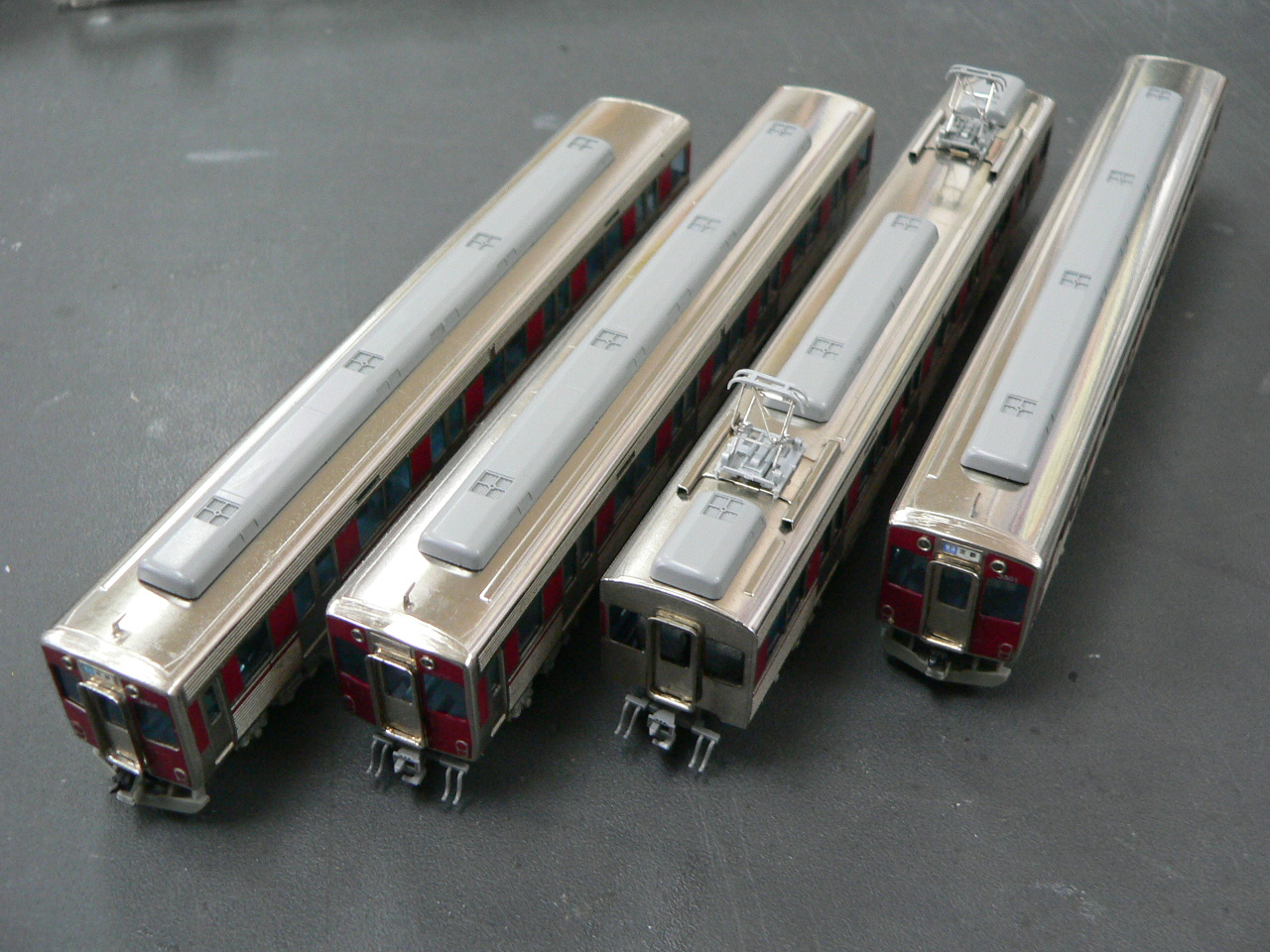 エンドウの近鉄3000系M付4両セットのグレードアップ品を