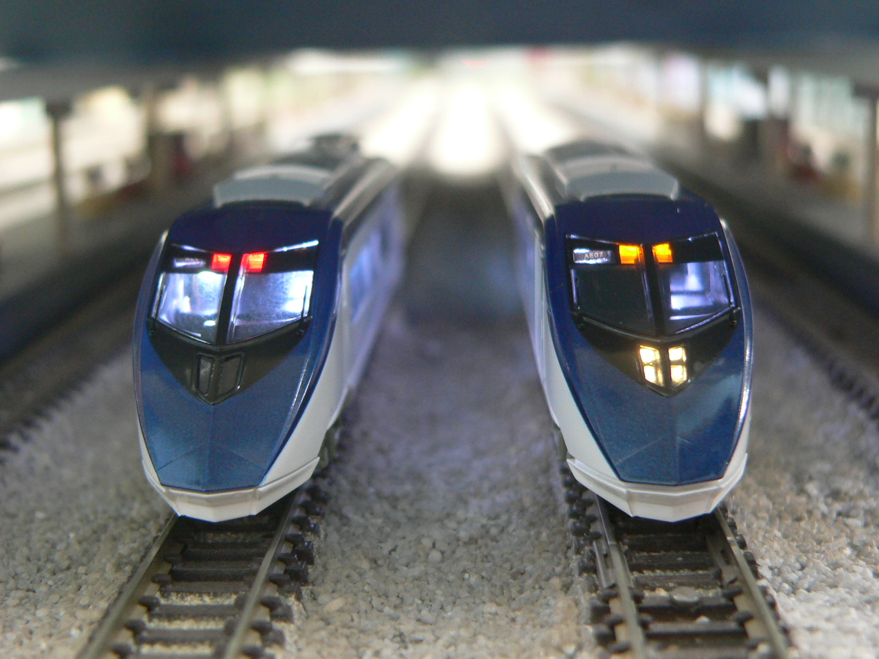 マイクロエースの京成新AE形スカイライナーの車掌室を点灯化しました