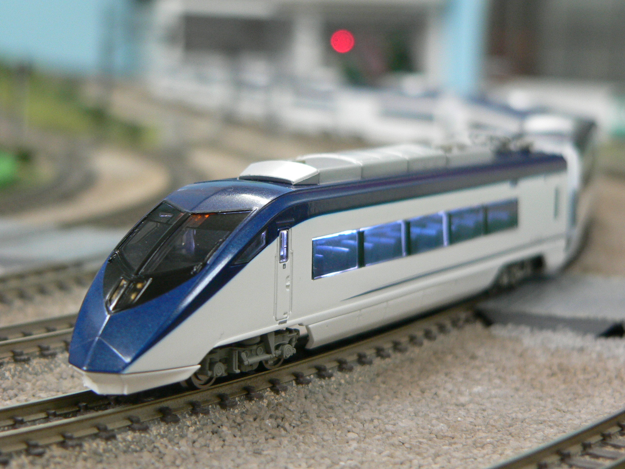 マイクロエースの京成新AE形スカイライナーの車掌室を点灯化しました