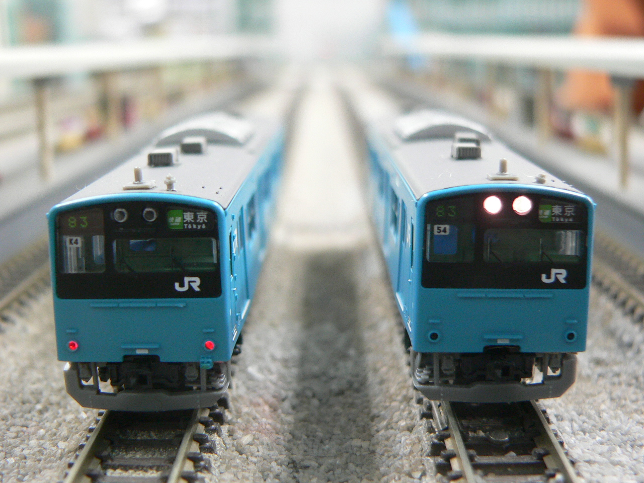 トミーテックの鉄コレ、201系中央線および京葉線にライト点灯化した