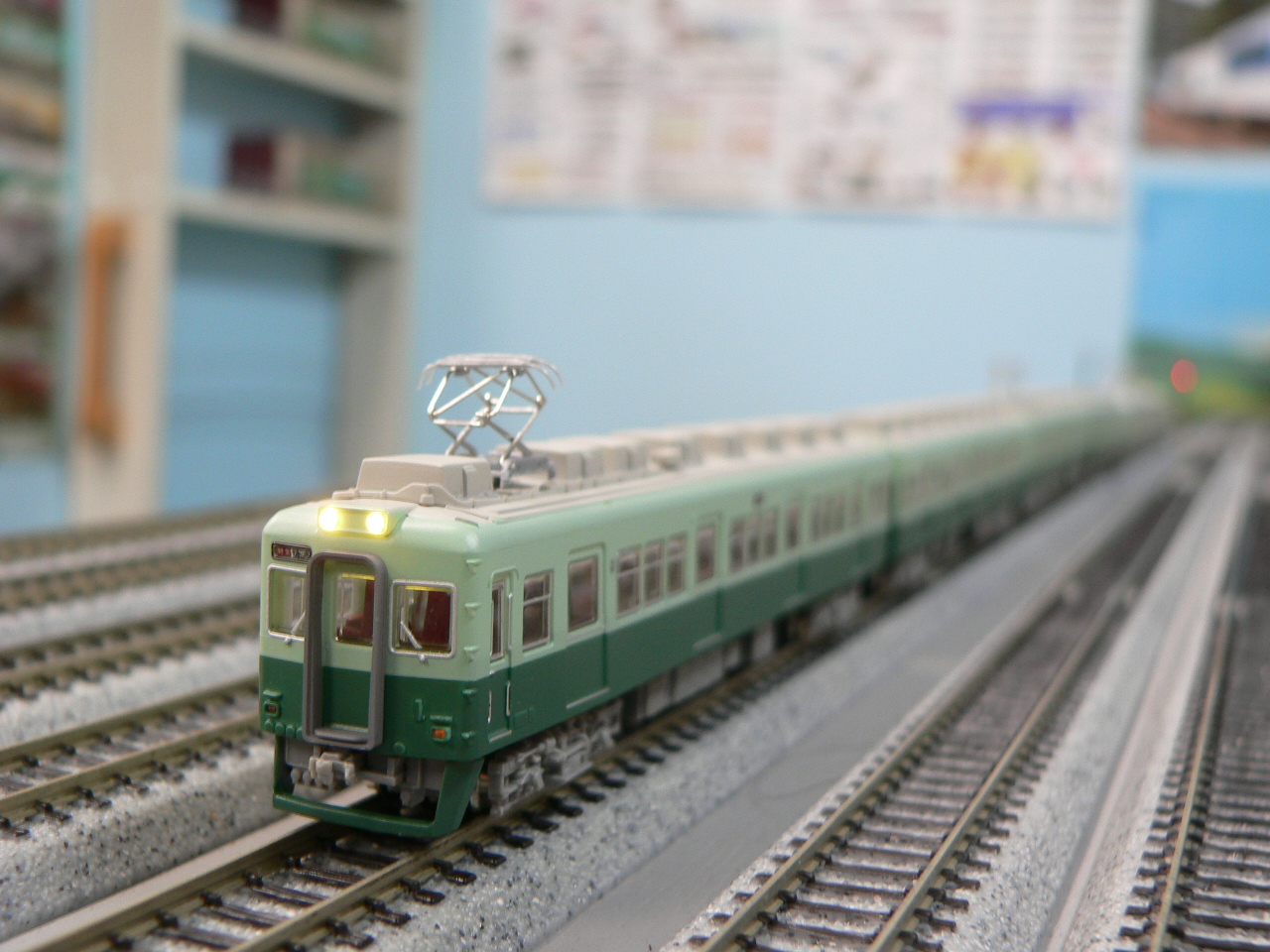 トミーテックの鉄コレ南海7000系旧塗装冷房車とグリーンマックスの