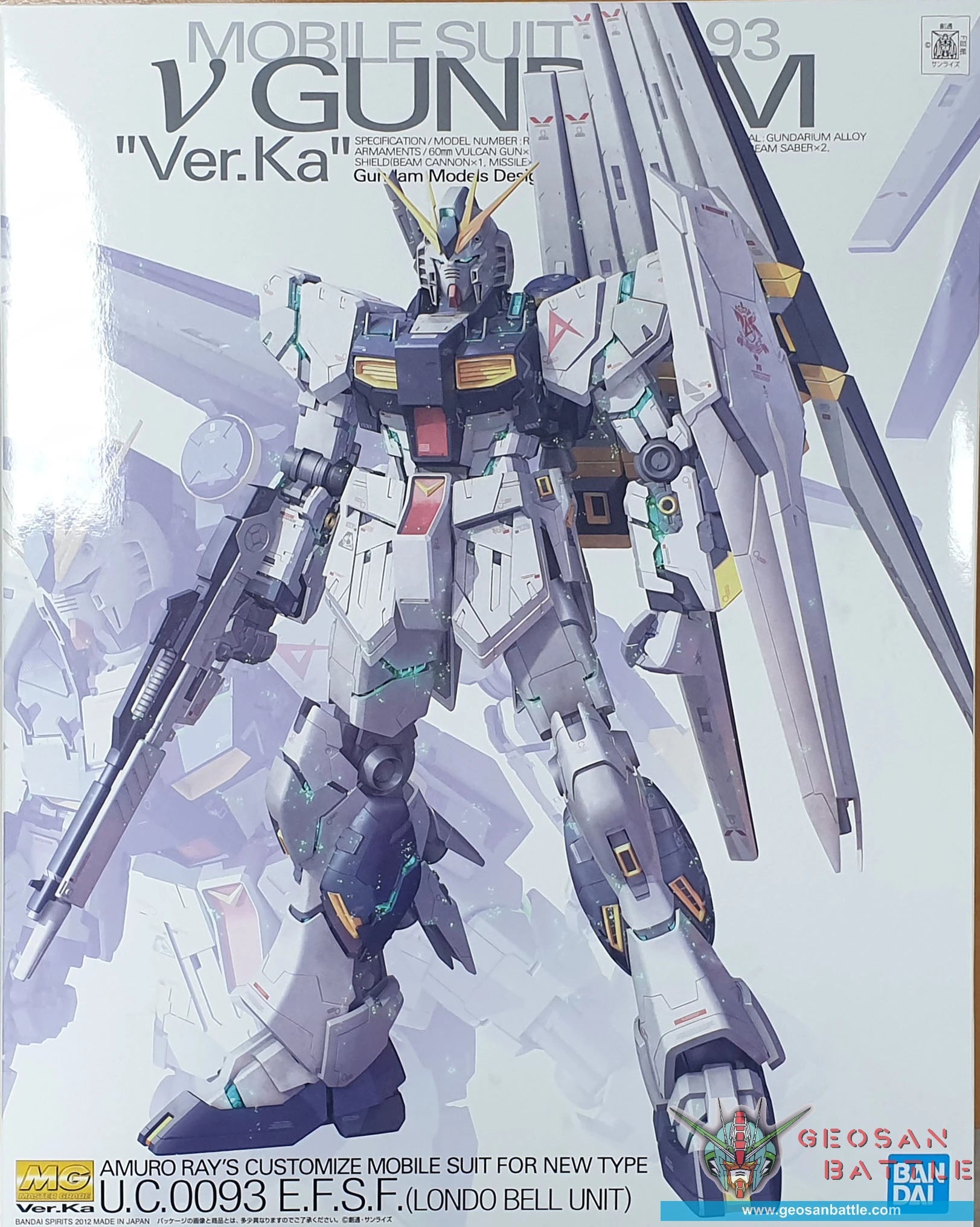 BANDAI MG 1/100 RX-93 Nu Gundam 