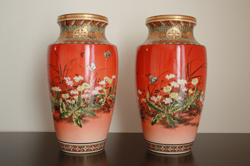 日の出に荒波図】岸連山 978 旭日 正月掛け軸肉筆