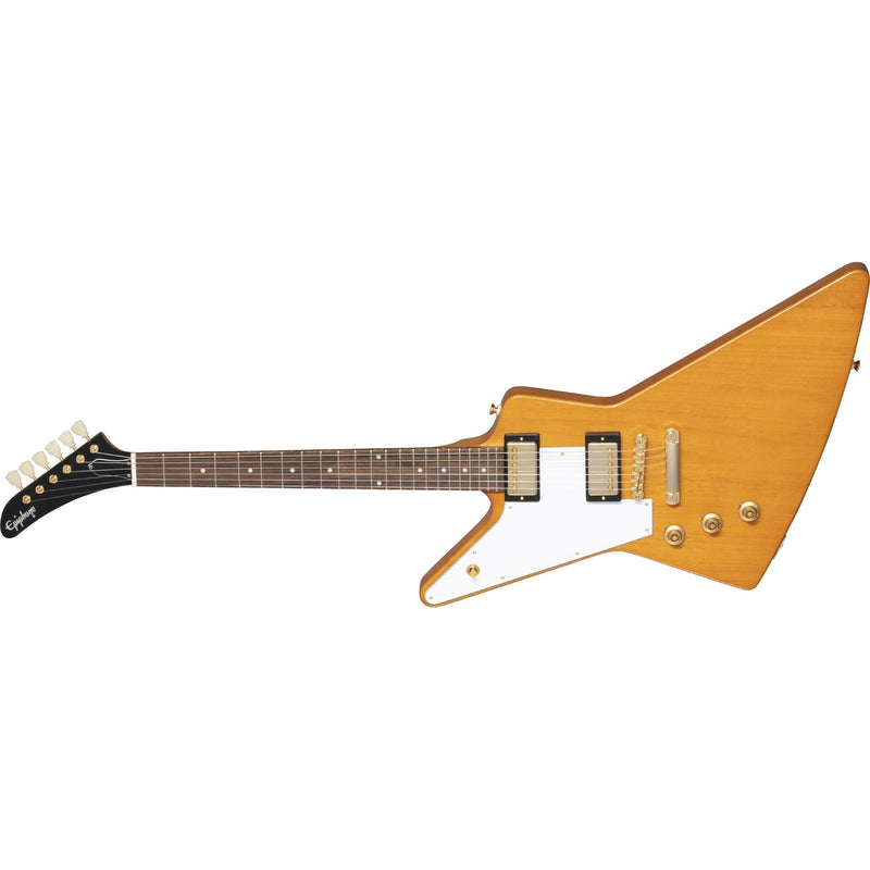 Epi 58 Korina Explorer Nat LH – Motor City Guitar