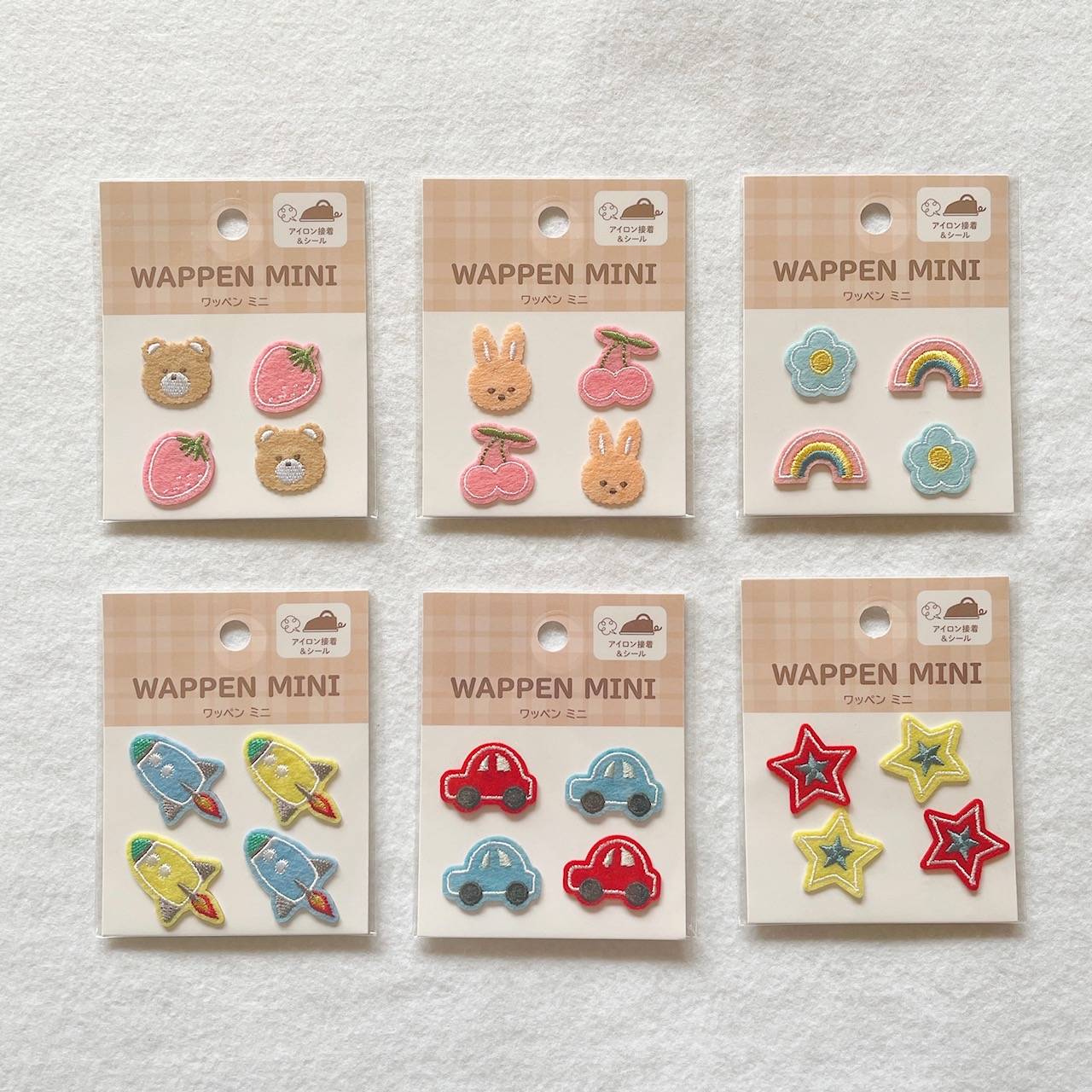 入園・入学グッズが楽しくなる、かわいい「ワッペン」が新登場