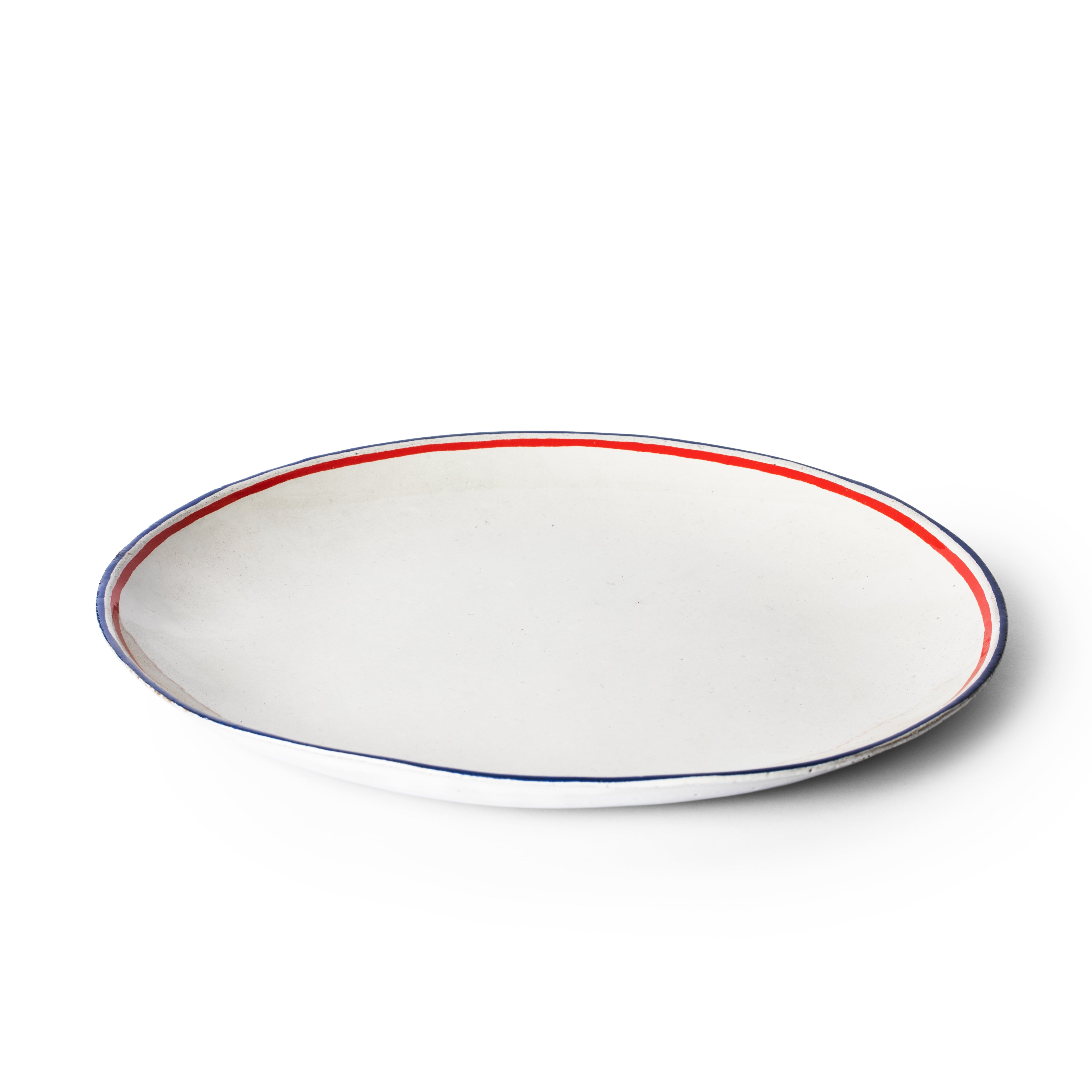 ASTIER DE VILLATTE // Tricolore Dinner Plate – N°2