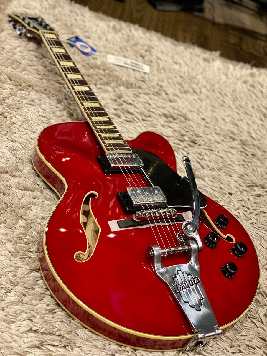 Ibanez AFS75T-TRD Artcore in Trans Red – nafiriguitar.com