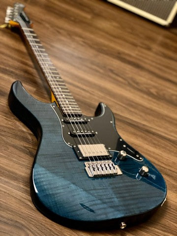 Yamaha Pacifica PAC612VII Flame Maple in Indigo Blue
