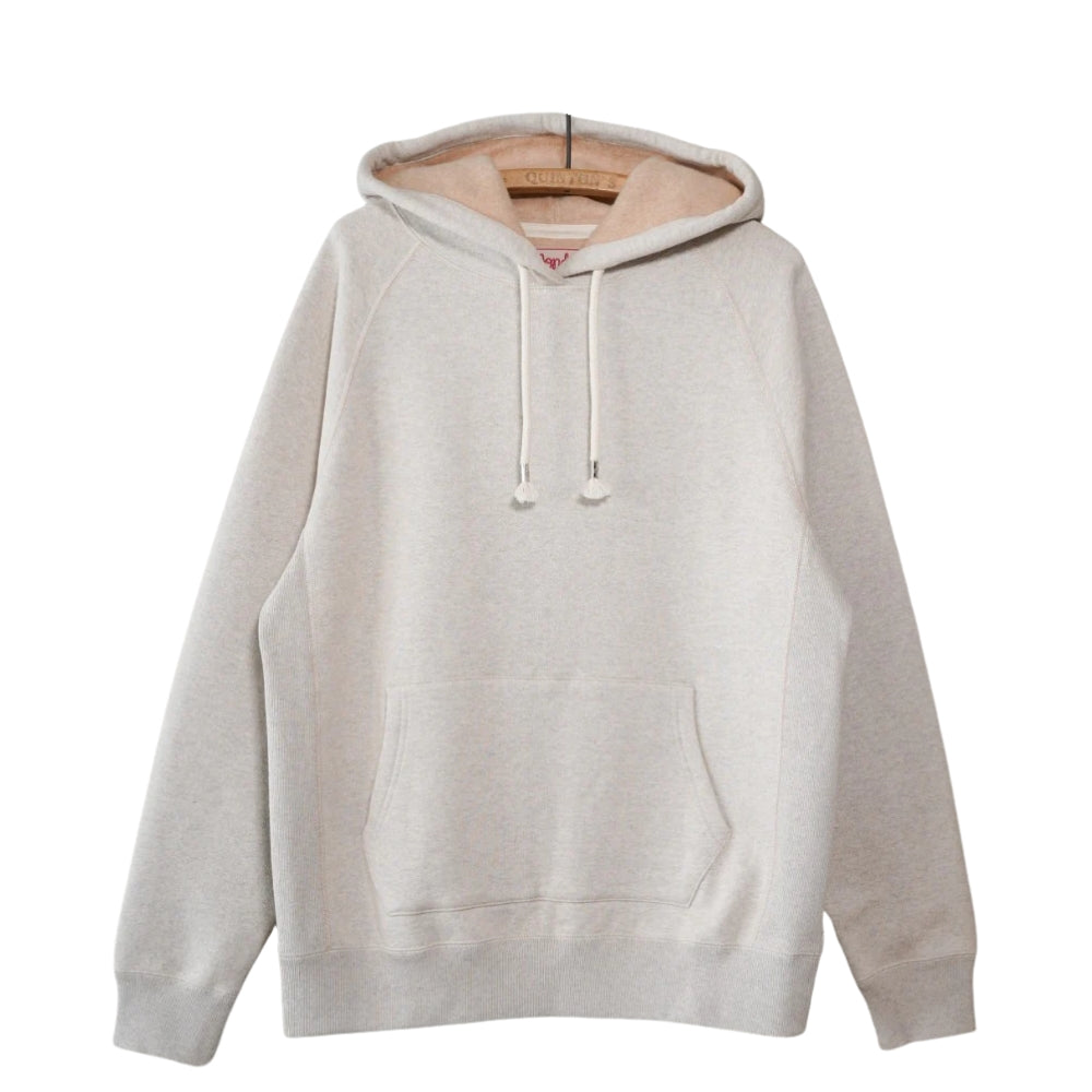 Pullover Hoodie - Fleeced Foxfibre® - Oatmeal | Wonder Looper