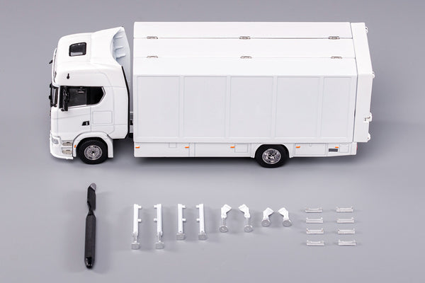 1/64 GCD 65 Scania S730 White LHD – Network Shuttle Diecast Model
