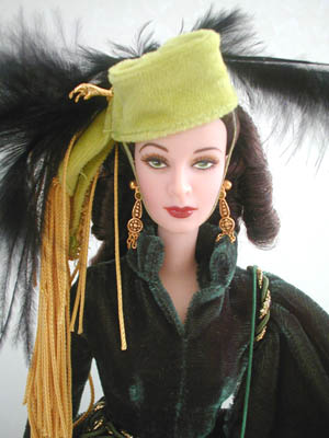 01 風と共に去りぬバービー グリーンドレイパリードレス