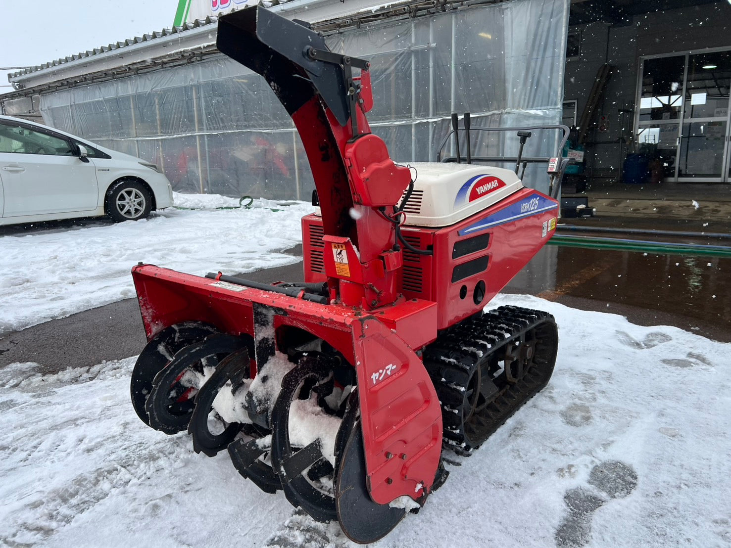 ヤンマー 中古 除雪機【ディゼルエンジン】＊YSRA125『山形店 8636