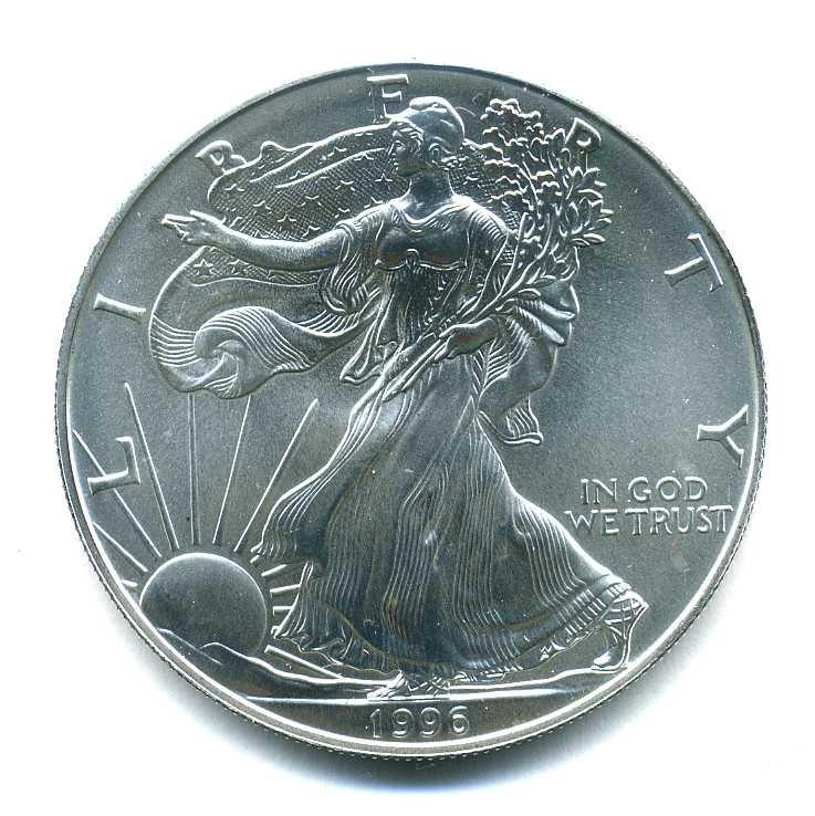 アメリカ 1ドル銀貨 イーグル 1996年 – 野崎コイン