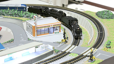 ZゲージD51をProZのレイアウトに