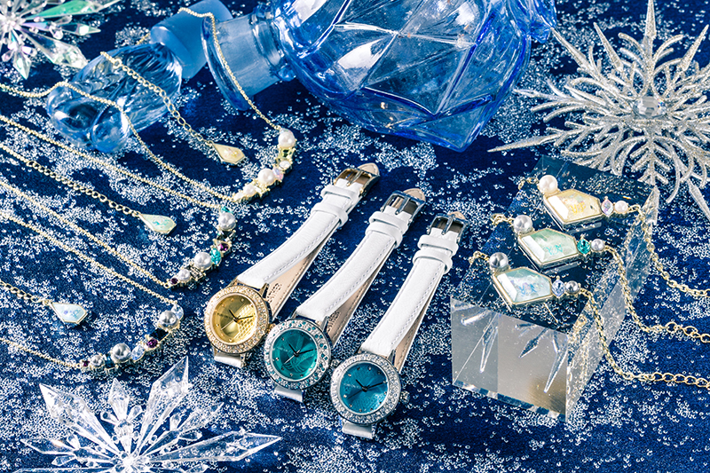 ユーリ!!! on ICE』氷の世界をイメージしたネックレスや腕時計