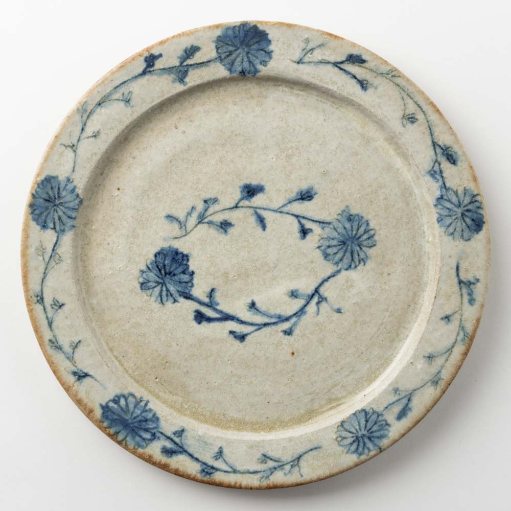 作家 加賀美円 安南手 7.5寸リム皿 ¥8,360 大人の焼き物