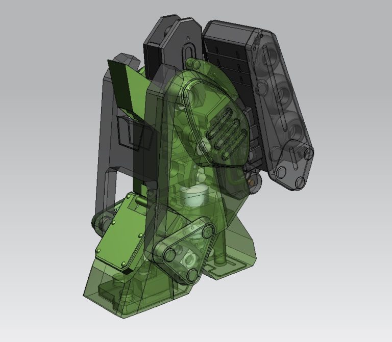 1/20バーグラリードッグ【赫奕たる異端Ver.】パーツセットの概要と造形
