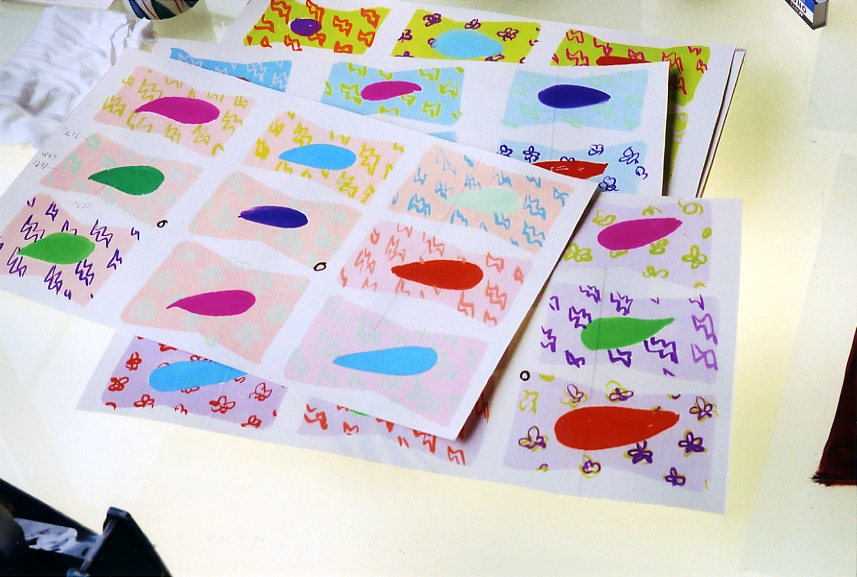 吉澤美香先生が新作を制作中です。（その1）: 岡部版画出版ブログ