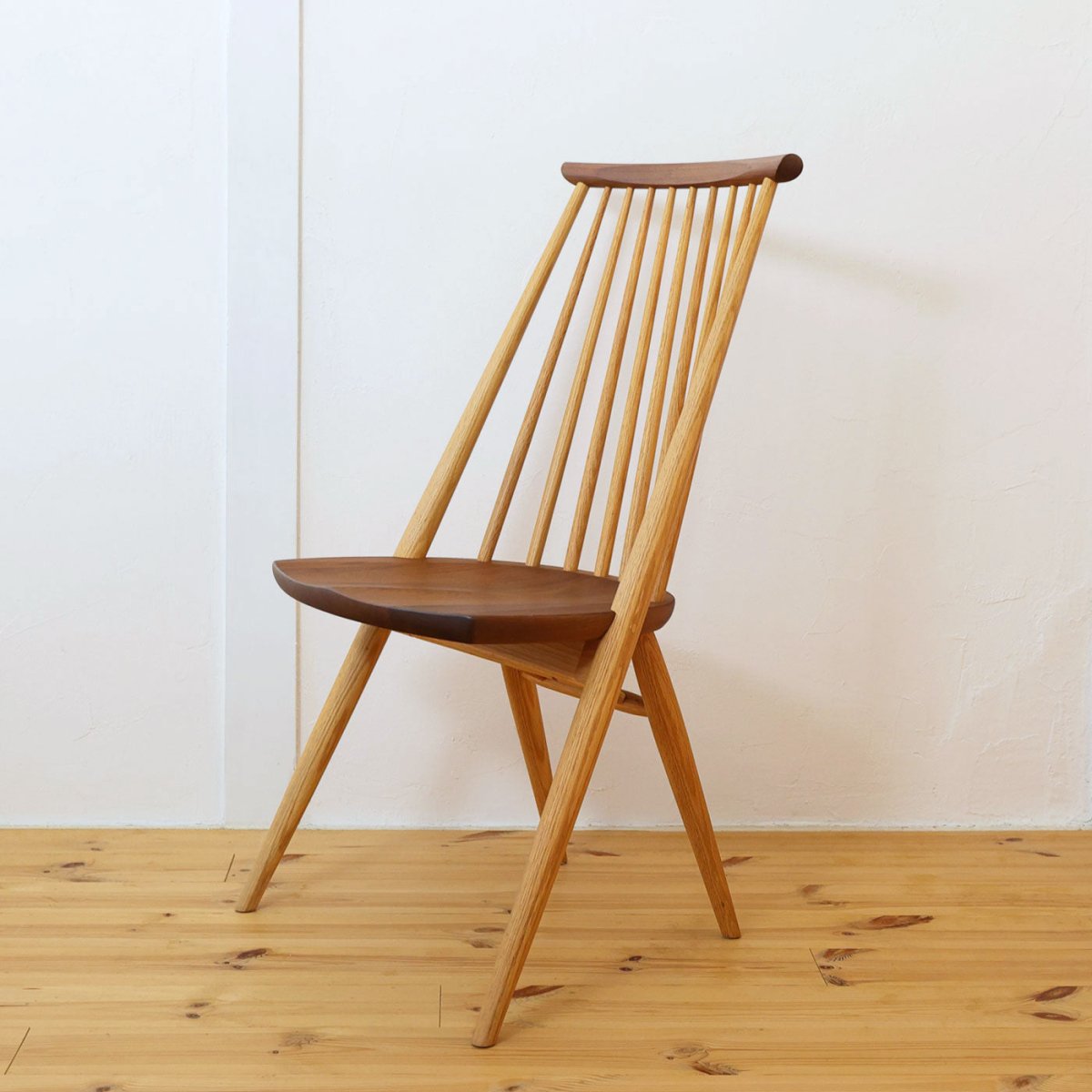 シビルチェア ウォールナット×オーク｜柏木工｜CC71K – カチート