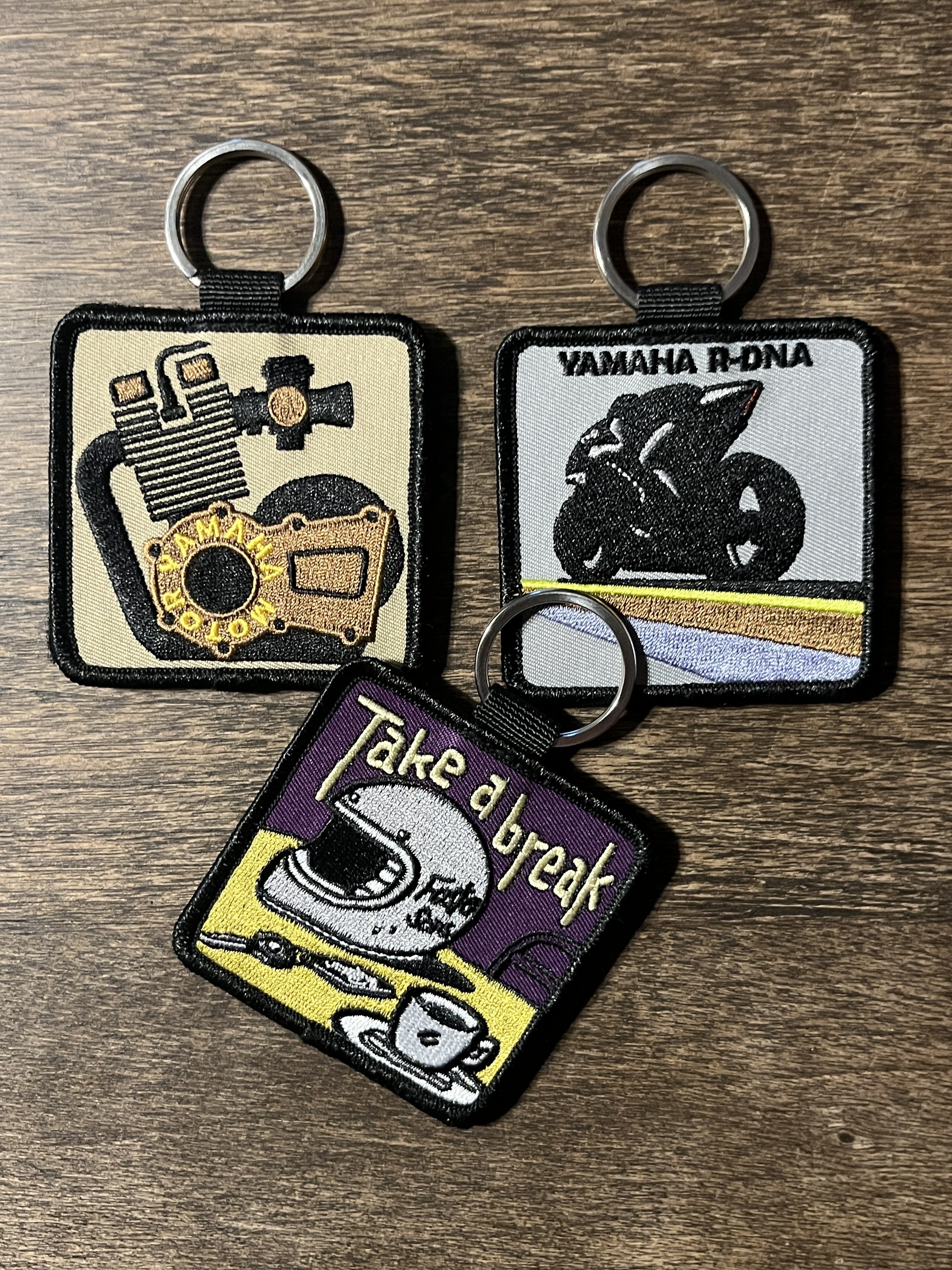 刺繍ワッペンキーホルダーセット（面ファスナー付き） – My YAMAHA