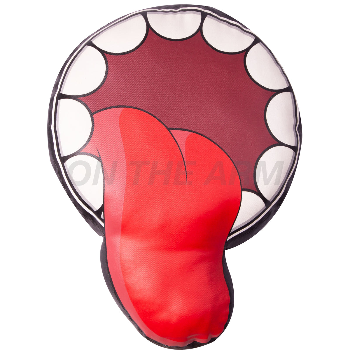 OriginalFake Kaws Chomper Pillow – On The Arm