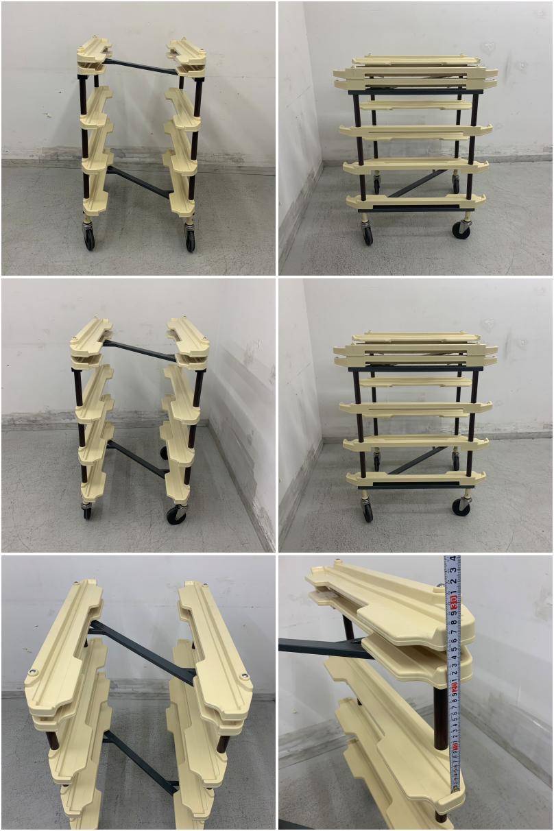 新古品☆元バニラエア カート ※ドロワー4つ・機内食用トレイ1個付き