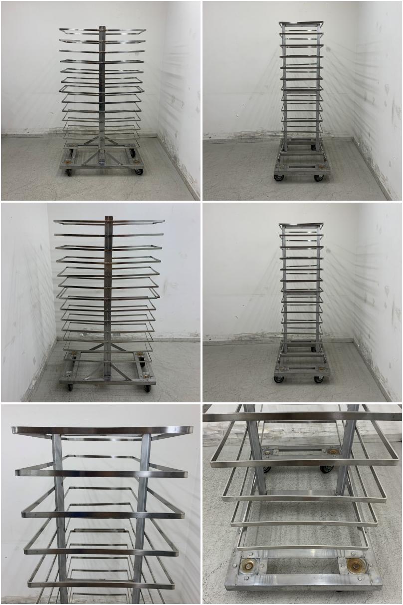 中古】 A07588 トンボラック 両面タイプ 26枚差し ステンレス W540 x