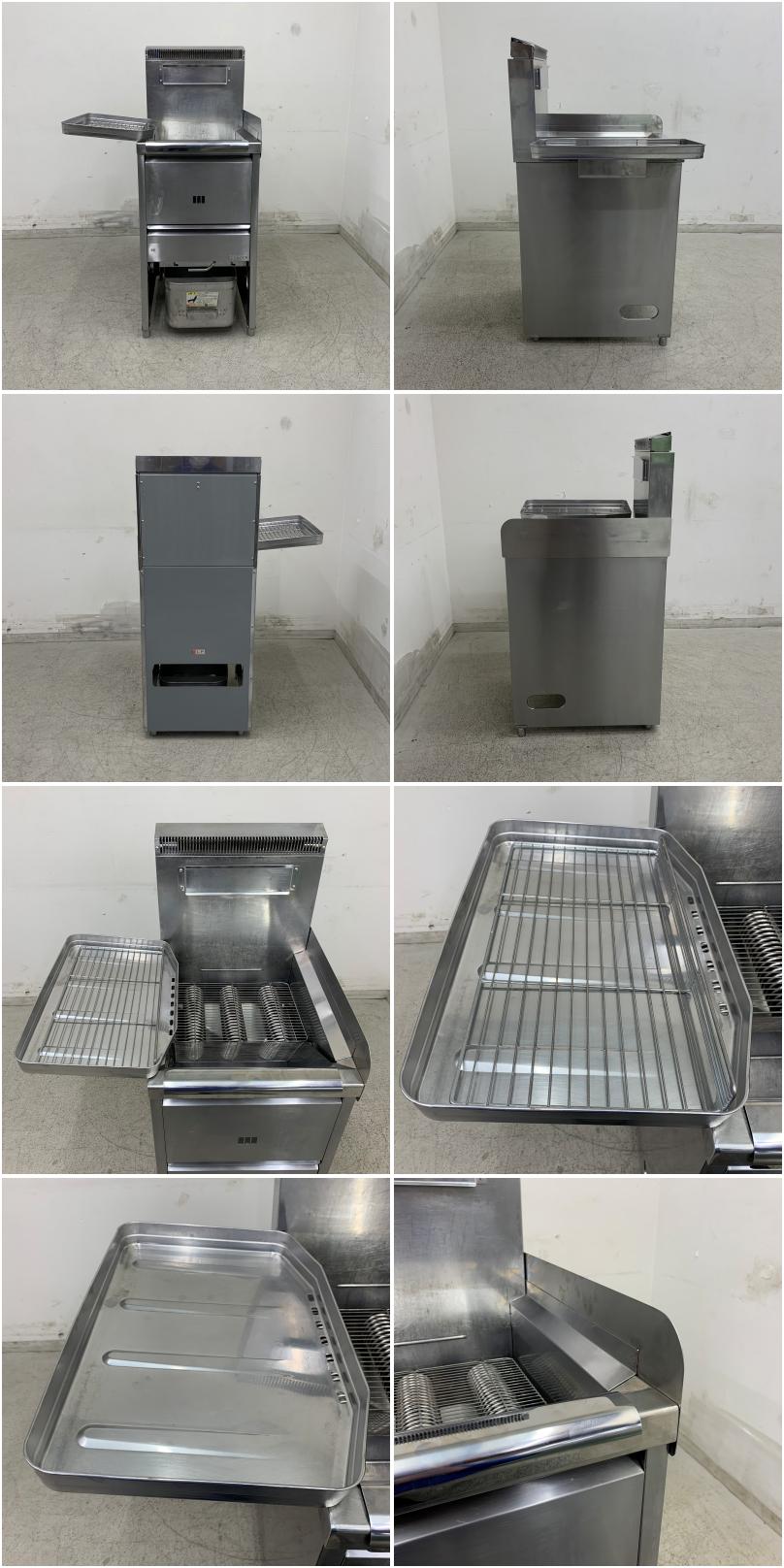 中古】 A08214 ガスフライヤー 18L タニコー NB-TGFL-C45 LPガス用 幅