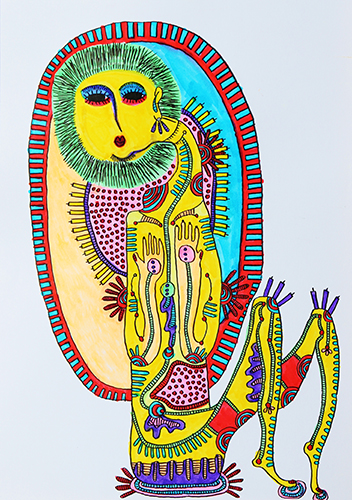 栗田 淳一｜ARTWORKS/ARTISTS｜作品・作家紹介│やまなみ工房