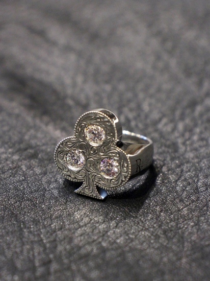 ANTIDOTE BUYERS CLUB 「Engraved Club Ring 」 SILVER950製 ピンキー