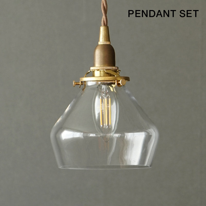 ガラスシェード ポワー クリア E17 SET | AXCIS ONLINE