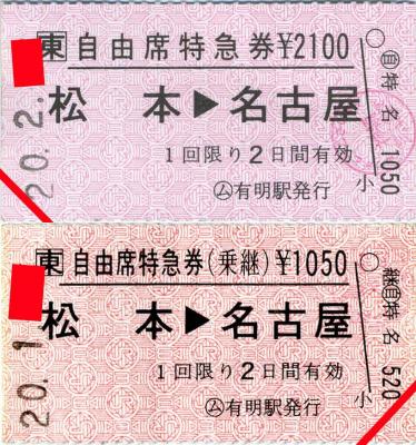 常備料金券（軟券）