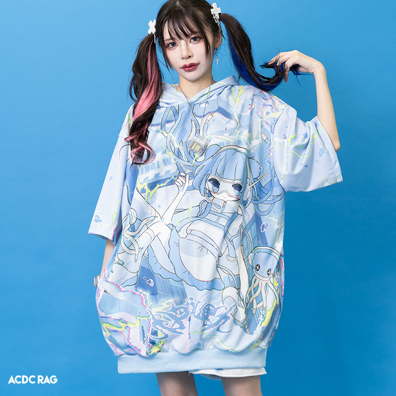 半袖]クラゲサイバー パーカー – ACDC RAG